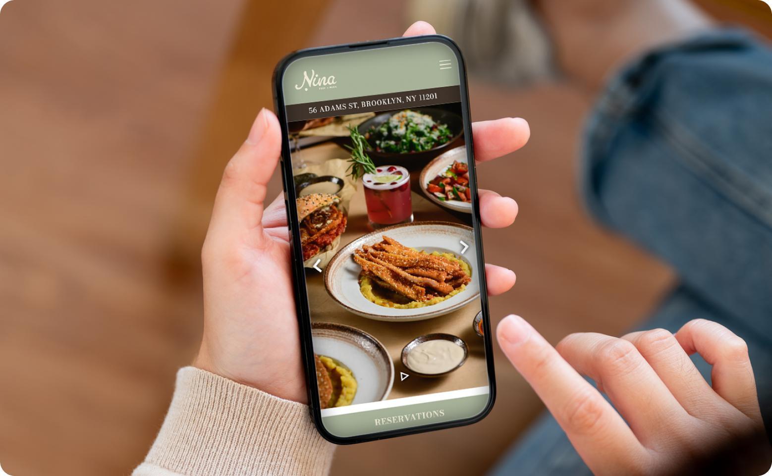Restaurant digital experience project